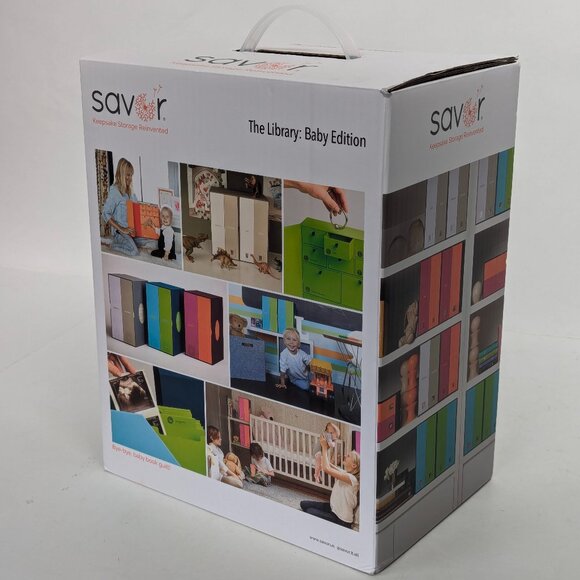 SAVOR The Library: Baby Edition. Khaki, Grey, White - Unisex- NEW IN BOX - Picture 3 of 12